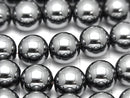 1strand $4.79! Hematite Round 10mm [2mm hole] 1strand beads (aprx.15inch / 38cm)