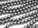 1strand $4.79! Hematite Round 10mm [2mm hole] 1strand beads (aprx.15inch / 38cm)