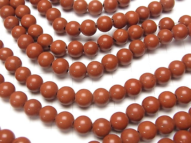 1strand $7.79! Red Jasper AAA Round 8mm [2mm hole] 1strand beads (aprx.14inch / 35cm)