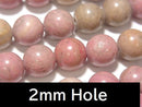 Round, Siliceous Schist Gemstone Beads