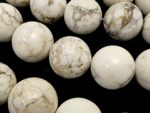 Magnesite, Round Gemstone Beads