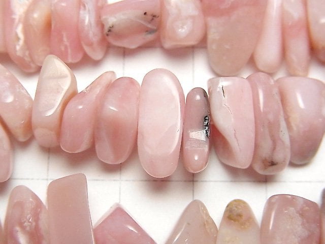 [Video]Pink Opal AAA- Chips (Small Nugget ) 1strand beads (aprx.15inch/38cm)