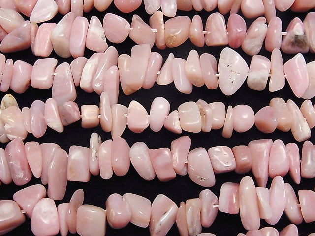 [Video]Pink Opal AAA- Chips (Small Nugget ) 1strand beads (aprx.15inch/38cm)