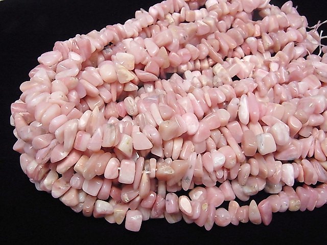 [Video]Pink Opal AAA- Chips (Small Nugget ) 1strand beads (aprx.15inch/38cm)