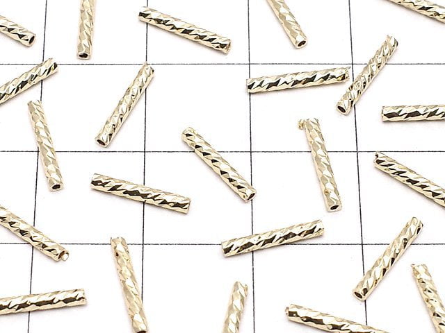 Metal Parts Tube 10x1.2 18K Gold Coating 10pcs