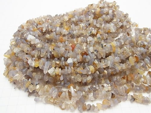 1strand $2.79! Gray Onyx (Natural Agate) Chips (Small Nugget) 1strand beads (aprx.33inch / 84cm)