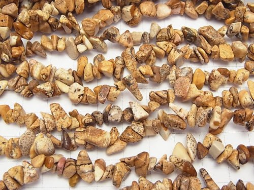 1strand $1.79! Picture Jasper Chips (Small Nugget) 1strand beads (aprx.33inch / 82cm)