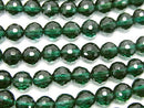 [Video] Green Quartz 128 Faceted Round 6 mm half or 1 strand beads (aprx.15 inch / 36 cm)