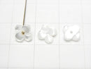 [Video] High Quality White Shell AAA Flower (4pcs Flower) [6mm][8mm][10mm] Center Hole 4pcs