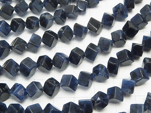 1strand $9.79! Sodalite AAA - Dice 9x9x9 1strand beads (aprx.15inch / 38cm)