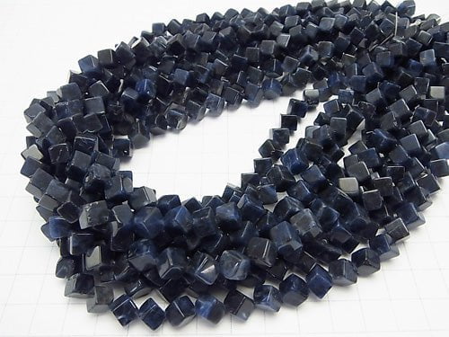 1strand $9.79! Sodalite AAA - Dice 9x9x9 1strand beads (aprx.15inch / 38cm)