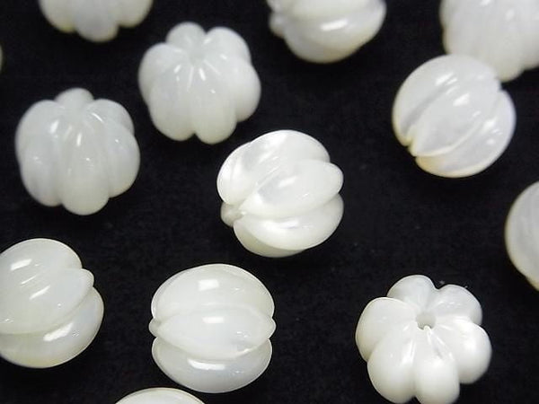 High Quality White Shell (Silver-lip Oyster) AAA Pumpkin [8x7][10x8] 1pc