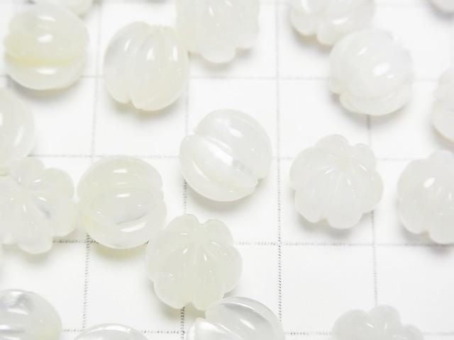 High Quality White Shell (Silver-lip Oyster) AAA Pumpkin [8x7][10x8] 1pc
