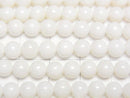 [Video] White Coral Round 6mm 1strand beads (aprx.15inch/38cm)