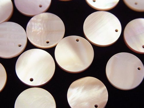 Coin, Mother of Pearl (Shell Beads) Pearl & Shell Beads