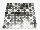 High quality Black Shell (Black-lip Oyster) AAA Coin shape [8 mm] [10 mm] [12 mm] 5 pcs $3.79