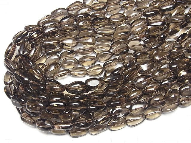 [Video] Smoky Quartz AAA Nugget half or 1strand beads (aprx.15inch / 37cm)