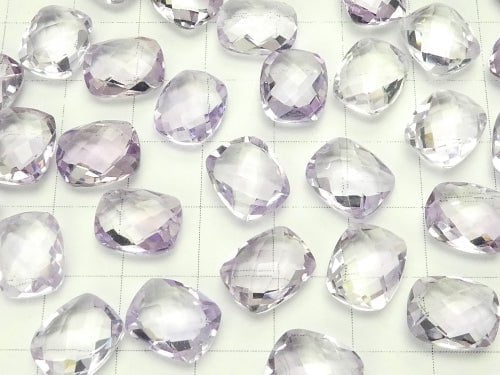 High Quality Light Color Amethyst AAA Undrilled Faceted Rectangle 11 x 9 mm 5pcs $12.99!