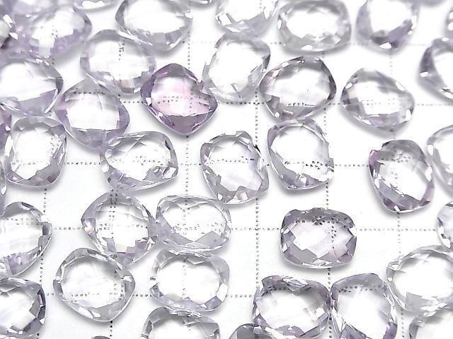 High Quality Light Color Amethyst AAA Loose Stone Faceted Rectangle 11x9mm 5pcs
