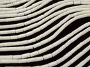 White Coral Tube 9x3x3mm 1strand beads (aprx.15inch/37cm)