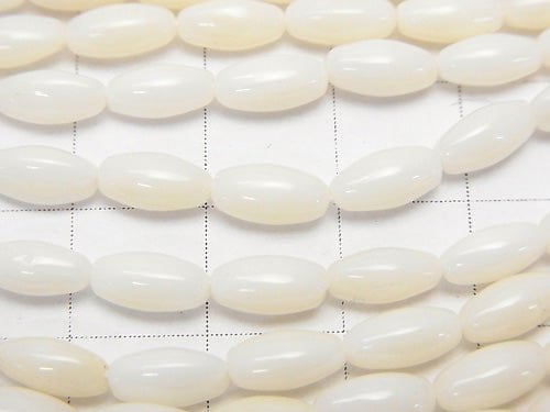 1strand $6.79! White Coral Rice 8x4x4mm 1strand beads (aprx.15inch / 38cm)