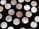 High Quality Pink Shell AAA 2 Hole Coin Shape [10mm][12mm] 5pcs $4.79