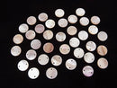 High Quality Pink Shell AAA 2 Hole Coin Shape [10mm][12mm] 5pcs $4.79
