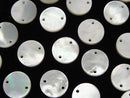 Coin, Mother of Pearl (Shell Beads) Pearl & Shell Beads