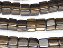 Smoky Quartz AAA Cube 6x6x6mm half or 1strand beads (aprx.15inch/38cm)