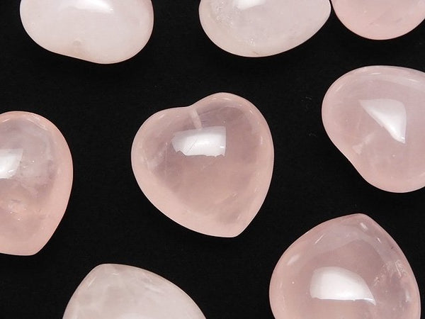 Heart, Rose Quartz Gemstone Beads