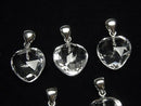 [Video]High Quality Crystal AAA Heart Cut Pendant 12x12mm Silver925