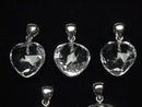 [Video]High Quality Crystal AAA Heart Cut Pendant 12x12mm Silver925