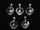 [Video]High Quality Crystal AAA Heart Cut Pendant 12x12mm Silver925