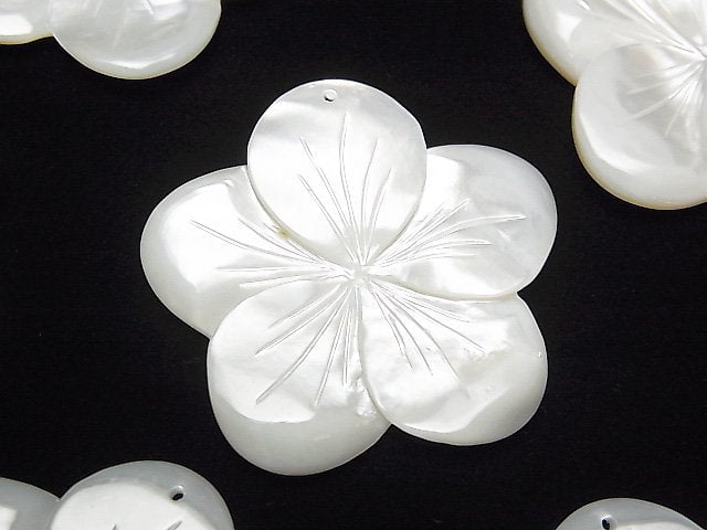 Flower, Mother of Pearl (Shell Beads) Pearl & Shell Beads