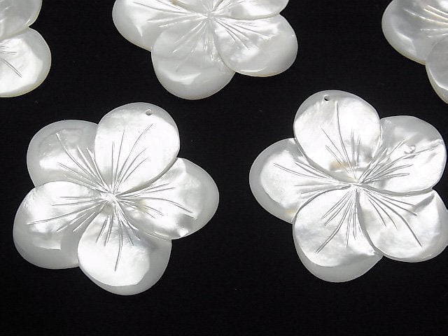 [Video] High quality White Shell AAA Flower 38mm 1pc $5.79!