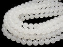 White Jade Round 10mm 1strand beads (aprx.15inch / 36cm)