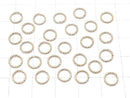 14KGF Jump Ring (Openable) Sparkle [4mm]-[9.5mm] Gauge 0.7mm 10pcs