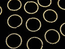 14KGF Jump Ring (openable type) Sparkle [7mm][8mm] Gauge 0.9mm 5pcs