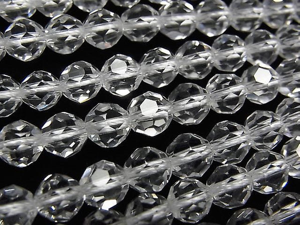 [Video] Crystal AAA+ "Buckyball" Faceted Round 6mm 1/4 or 1strand beads (approx. 15 inches/38 cm)