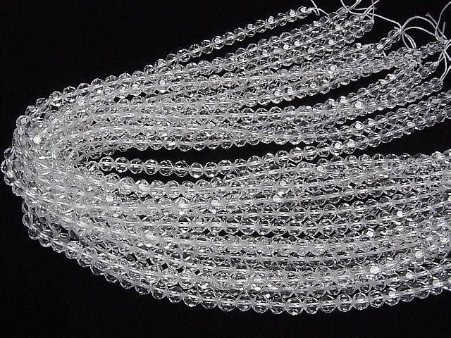 [Video] Crystal AAA+ "Buckyball" Faceted Round 6mm 1/4 or 1-strand beads (approx. 15 inch/38 cm)