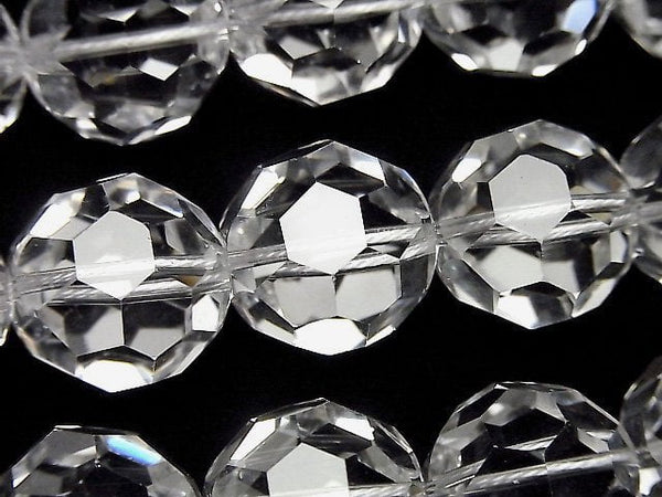 [Video] Crystal AAA+ "Buckyball" Faceted Round 16mm 1/4 or 1strand beads (aprx.15inch/37cm)