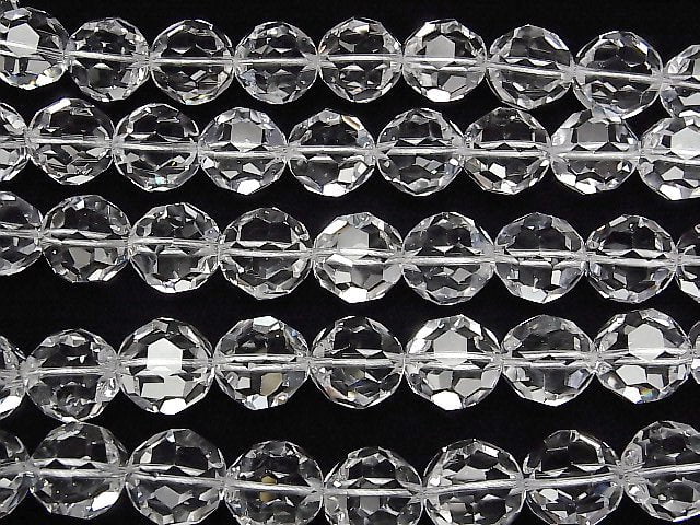 [Video] Crystal AAA+ "Buckyball" Faceted Round 16mm 1/4 or 1strand beads (aprx.15inch/37cm)