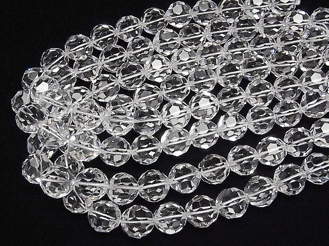 [Video] Crystal AAA+ "Buckyball" Faceted Round 16mm 1/4 or 1strand beads (aprx.15inch/37cm)