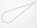 Silver925 Ball Chain 3mm Pure Silver Finish [50cm][60cm] Necklace 1pc