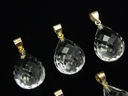 Accessories, Crystal Quartz, Drop, Pendant Gemstone Beads