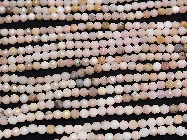 1strand $13.99! Pink Opal AA 32 Faceted Round 4 mm 1strand beads (aprx.15 inch / 38 cm)
