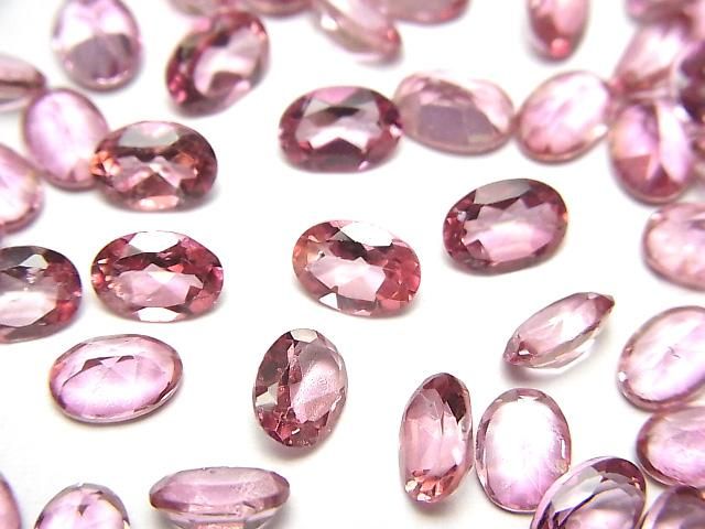[Video] High Quality Pink Topaz AAA Loose Stone Oval Faceted 7x5mm 5pcs