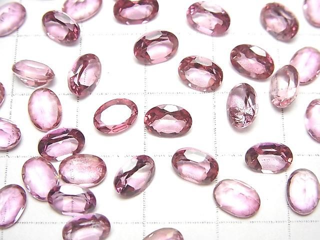 [Video] High Quality Pink Topaz AAA Loose Stone Oval Faceted 7x5mm 5pcs