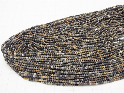 1strand $3.79! Frost Picasso Jasper Round 2mm 1strand beads (aprx.15inch / 38cm)