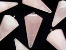 Pendulum, Rose Quartz Gemstone Beads